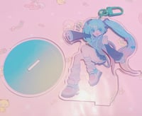 Image 2 of Hatsune Miku Keychain & Sticker