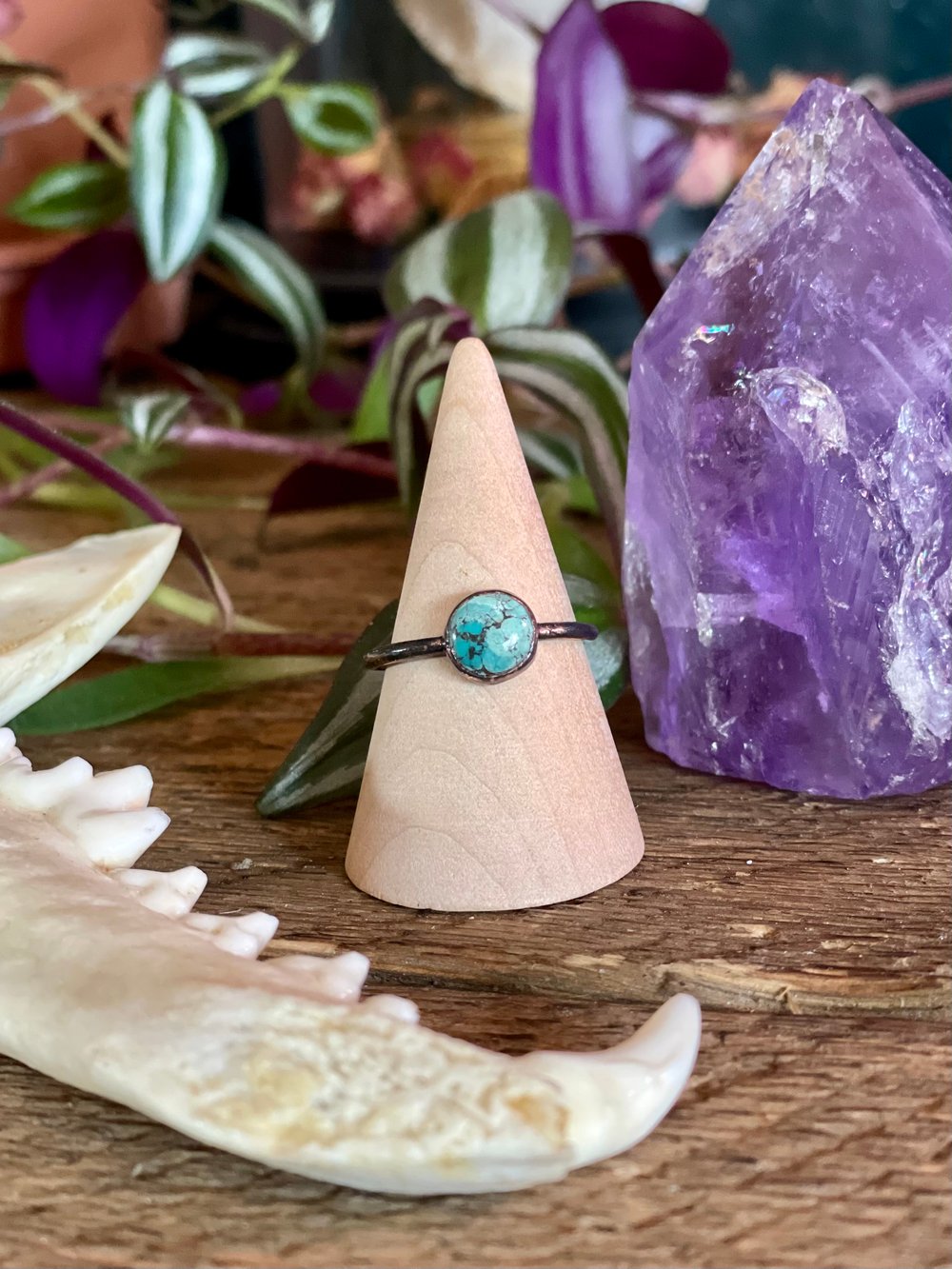 Turquoise Stacker Ring | Size 9.25