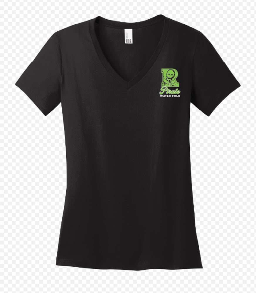 Image of Ladies Black R Tee