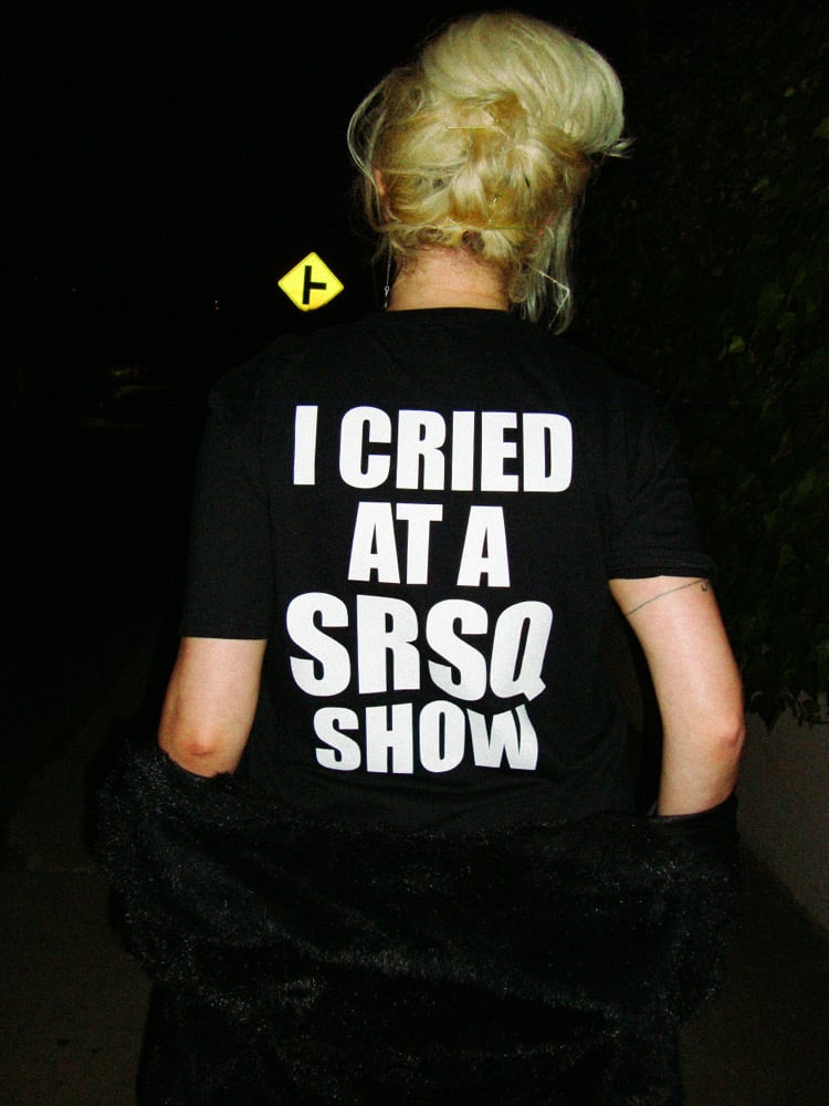 Image of I CRIED AT A SRSQ SHOW men’s shortsleeve **PREORDER**