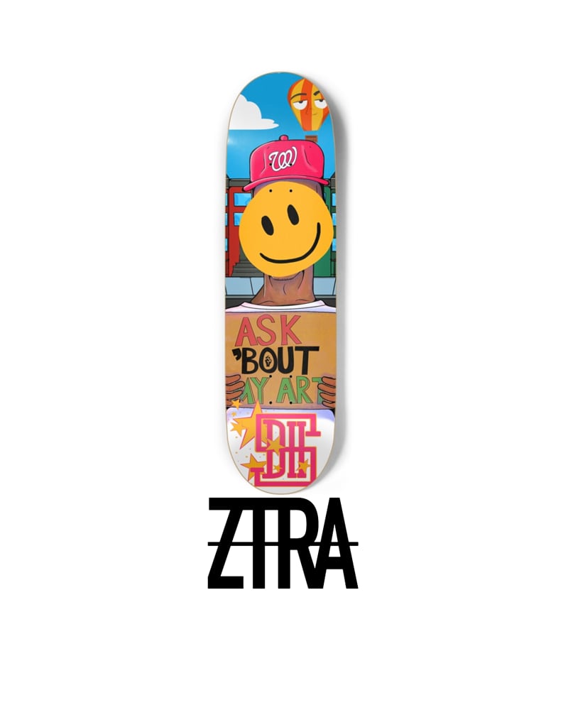 “Self Portrait” Skateboard
