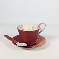 Image 2 of Jane Austen Teacup, Saucer and Spoon Sets