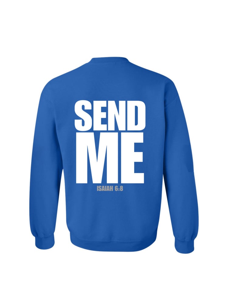 Image of Send me crewneck(royal blue)