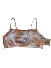 Image 3 of L/XL (40) Bralette in Earthy Watercolor Ice Dye