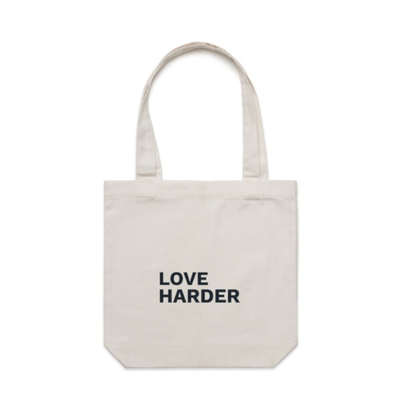 Image of Love Harder Tote Bag