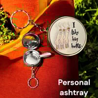 personal ashtray keychain