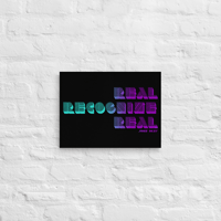 Image 2 of "Real Recognize Real" Stretched Canvas Wall Art