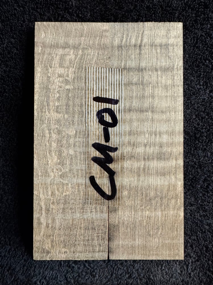 Image of Curly Maple Knife Scales CM-01