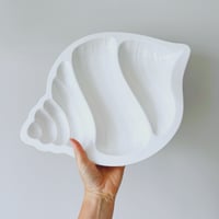 Image 1 of Large Ceramic Seashell Dish