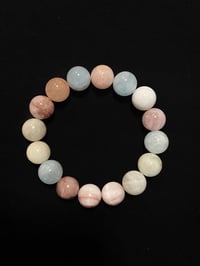 Image 3 of Morganite Healing Bracelet 12mm 