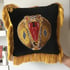 Cobra Head Snake Patch Black Velvet Cushion Cover Image 10