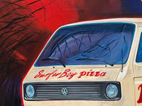 Image 2 of Surfer Boy Pizza (Signed Print)