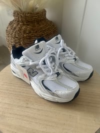 Image 1 of Navy & white 530 trainers 