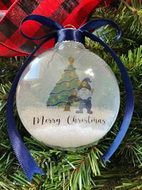 Image 1 of Police Gnome Ornament 