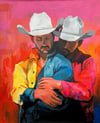 The Last Cowboys - 26x32" Acrylic On Canvas