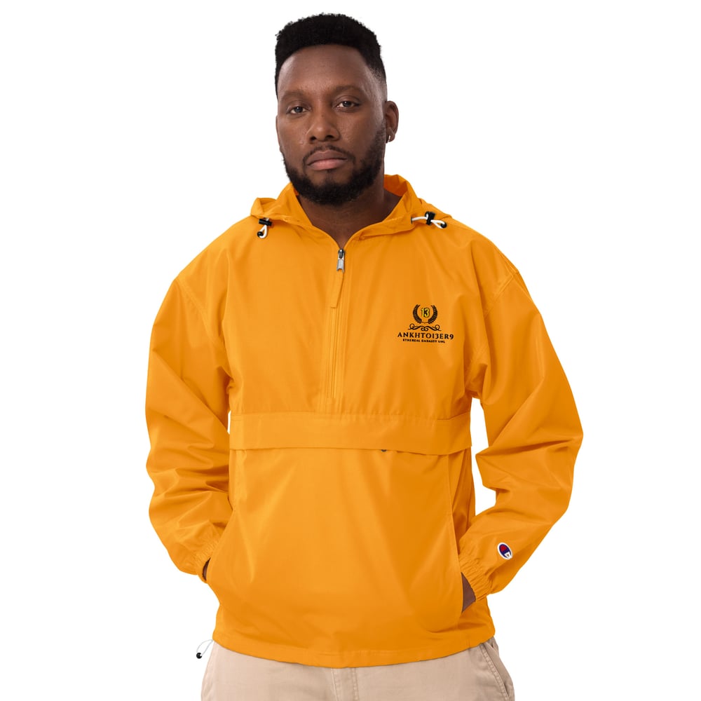 Image of Embroidered Ankhto13er9 Champion Packable Jacket