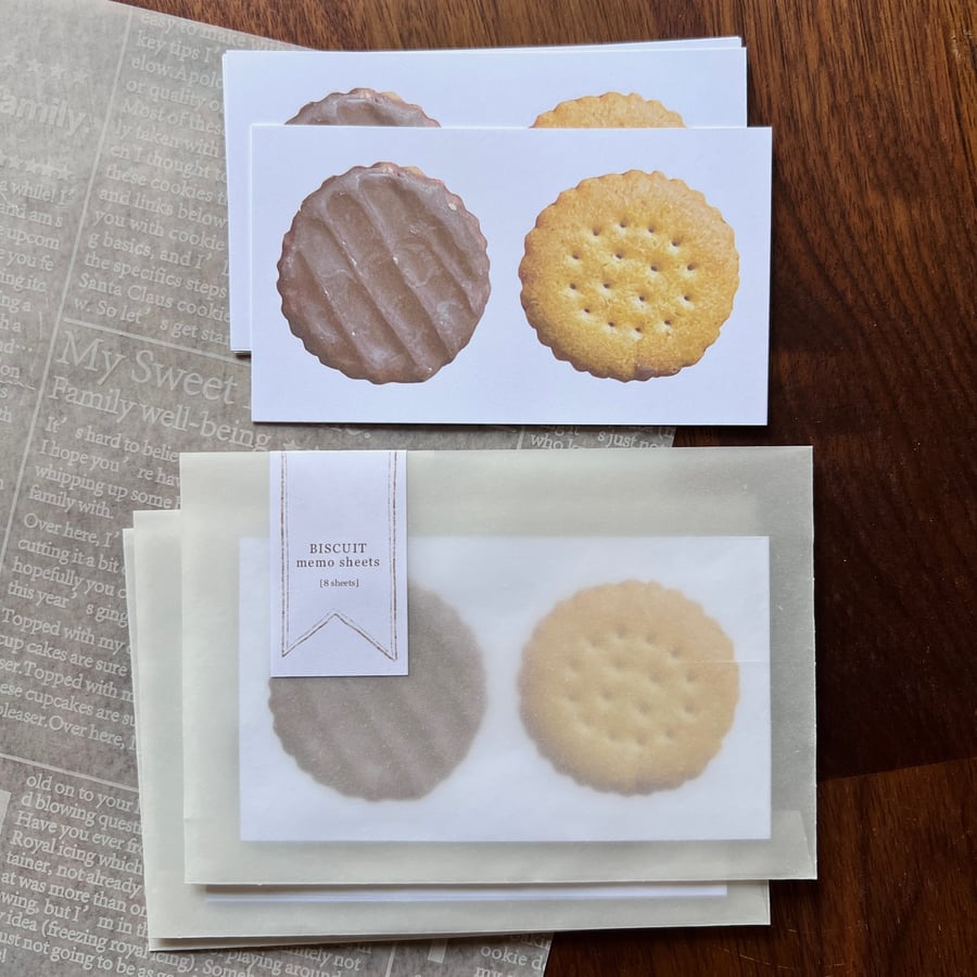 Image of 'Biscuit' Memo Sheets