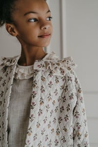 Image 1 of Veste VIVI fleurs enfant 