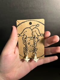 Image 2 of Vertebrae Chain Earrings