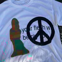 Image 2 of your flesh will betray you Youth Medium Crop T