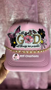 Image 2 of Faith Based Trucker Hats
