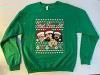 Image 2 of Christmas Sweatshirts! Green or Red! (Small - 5XL!) Limited Sizes 