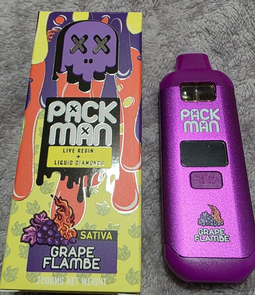 2 gram pac man carts grape & cherry 