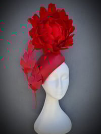 Image 3 of 'Peony' in Red