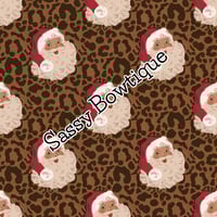 Vintage leopard santa 🎅🏻🤎