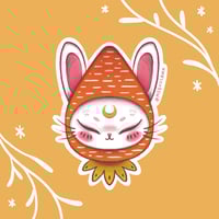 Image 1 of Carrot Bunny sticker