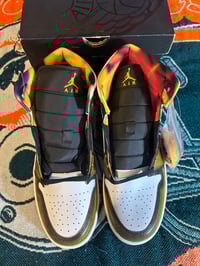 Image 3 of [DQ8417-071] Mens Air Jordan Retro 1 Mid SE 'Orange Wear Away' size 11