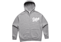 Image 1 of Relaxed 247 Applique Grey Tracksuit 