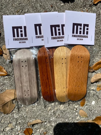 Image of Mini fingerboards exotic blanks 34mm
