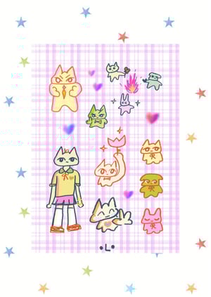 noobie town campfire sticker sheet