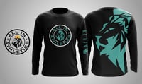 Image 4 of All In Teal Lion Long Sleeve