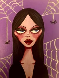 Morticia Addams (2023 original inktober painting)