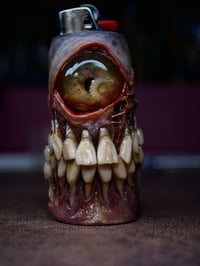 Image 6 of Handmade Horror Bic Lighter Sleeve OOAK
