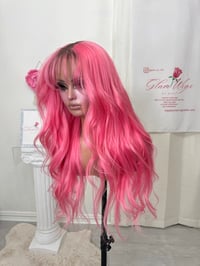 Image 5 of Salmon pink bangs (ready to ship) 