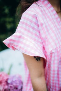 Image 9 of Blouse Roma [Vichy rose]