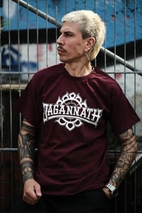 Image 1 of JAGANNATH /Shirt (Maroon/White)