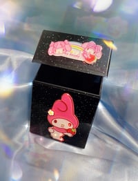 Image 3 of My melody 🖤 sparkle to go case 💕