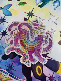 ✨LAST ONE ✨Rainbow Leopard Glitter Sticker 