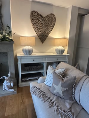 Image of RIPPLE STONE EFFECT TABLE LAMP