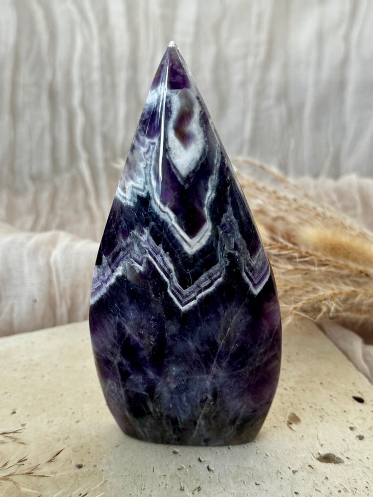 Image of Chevron Amethyst Teardrop