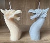 Cave Guardian - Dragon Shaped Pillar Soy Wax Candle 