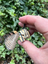 Image 4 of Mammoth tooth Skull pendant