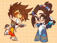 Image 3 of OW DPS STICKERS