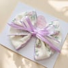 Spring Collection lilac floral Bow 