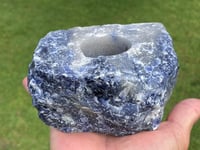 Image 1 of Sodalite Candle / Sphere Holder #1847