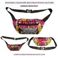 Image 1 of YANDERE CHAINSAW REGURGITATION FACTORY - WAIST BAG / FANNY PACK